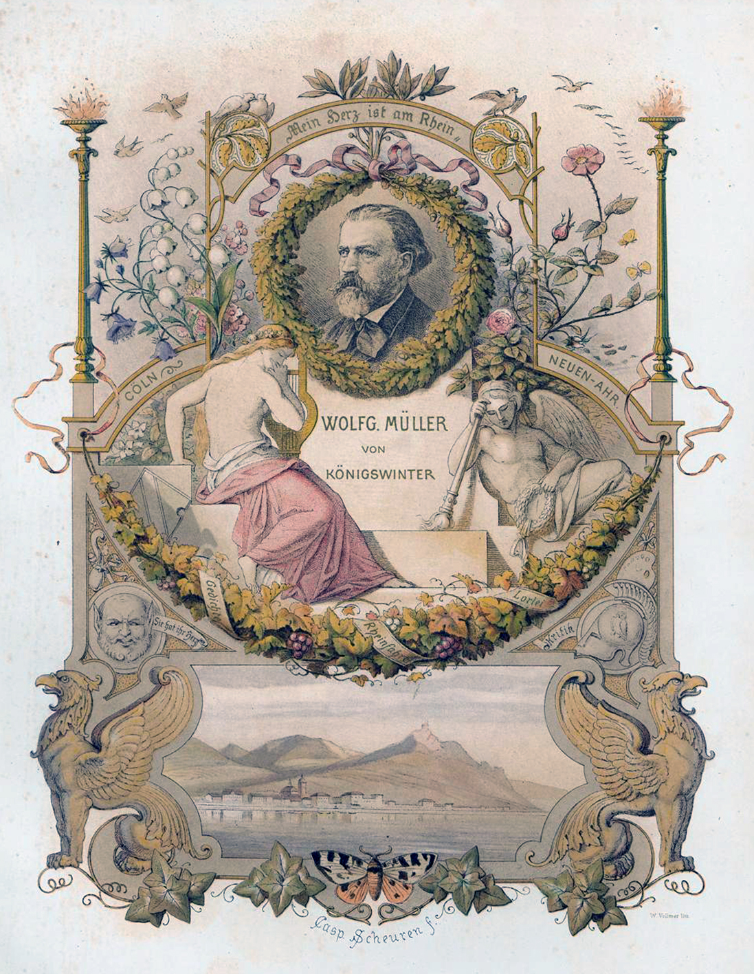 Mein Herz ist am Rhein. Wolfgang Müller von Königswinter (1816–1873)